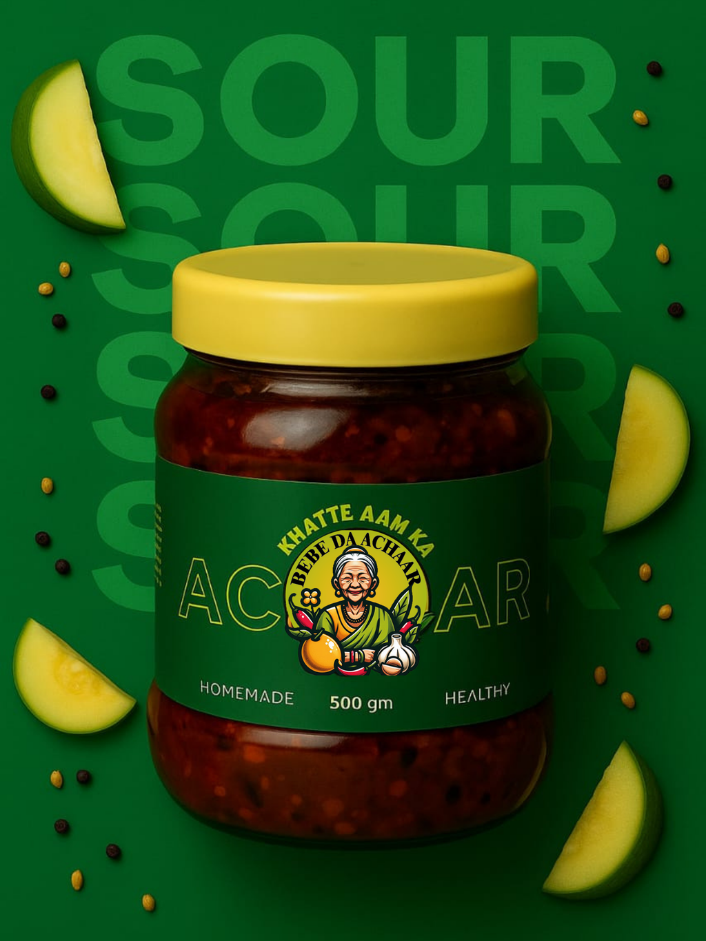 homemade aam ka achaar mango pickle
