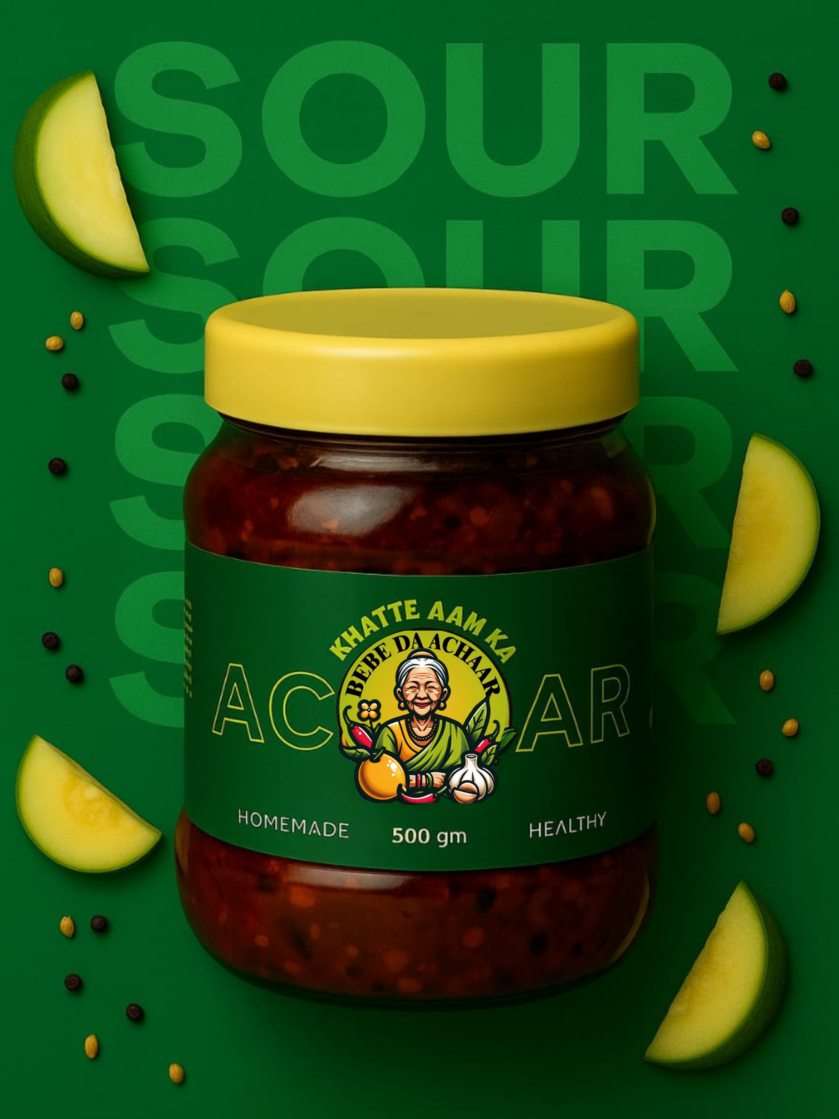 homemade aam ka achaar mango pickle
