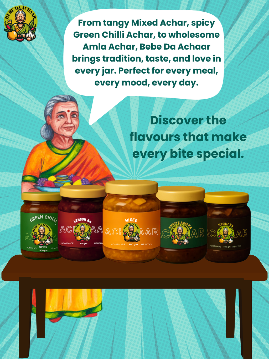 Hari Mirch Ka Bharva Achaar