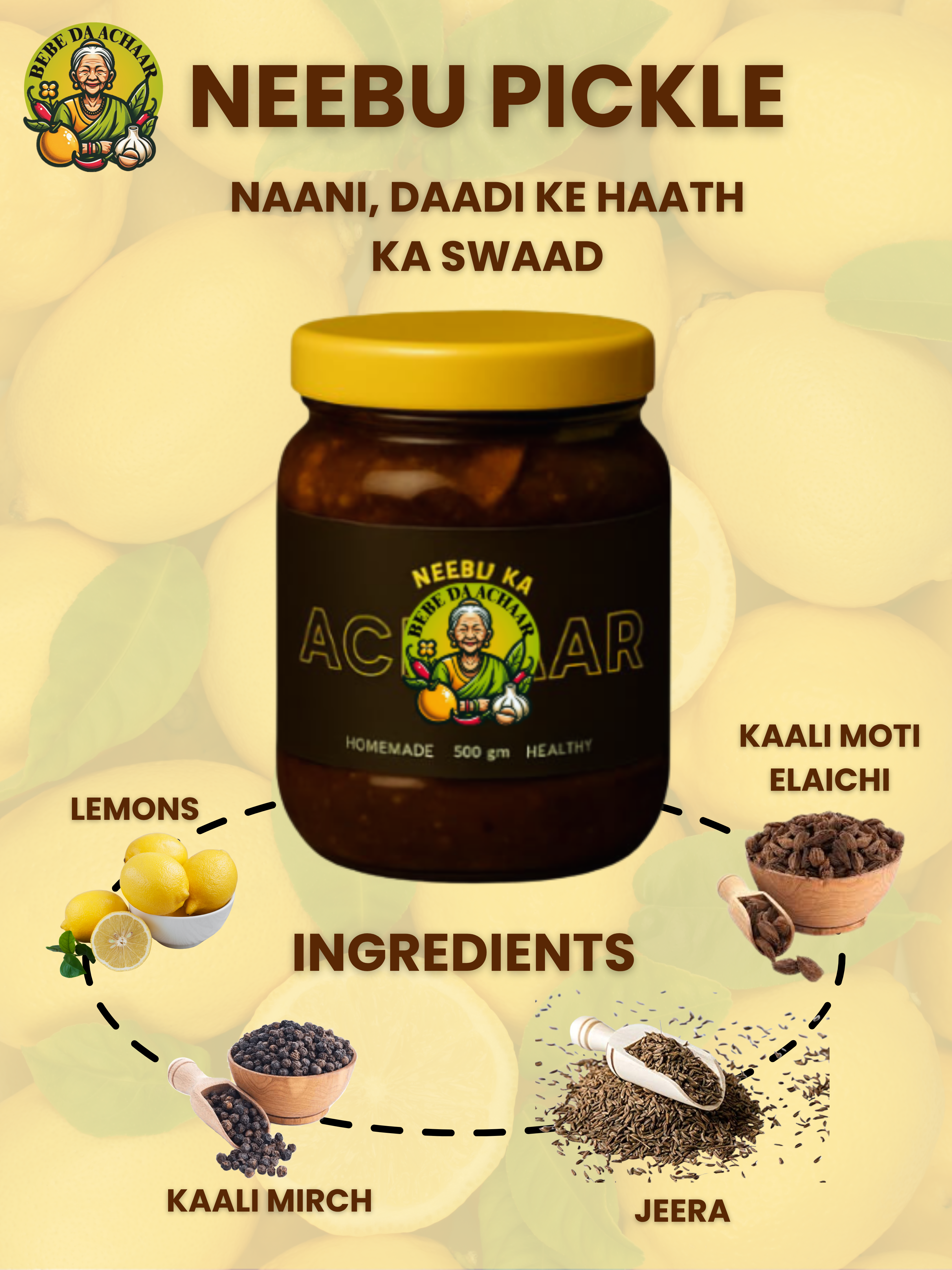 Nimbu ka Khatta Meetha Achaar